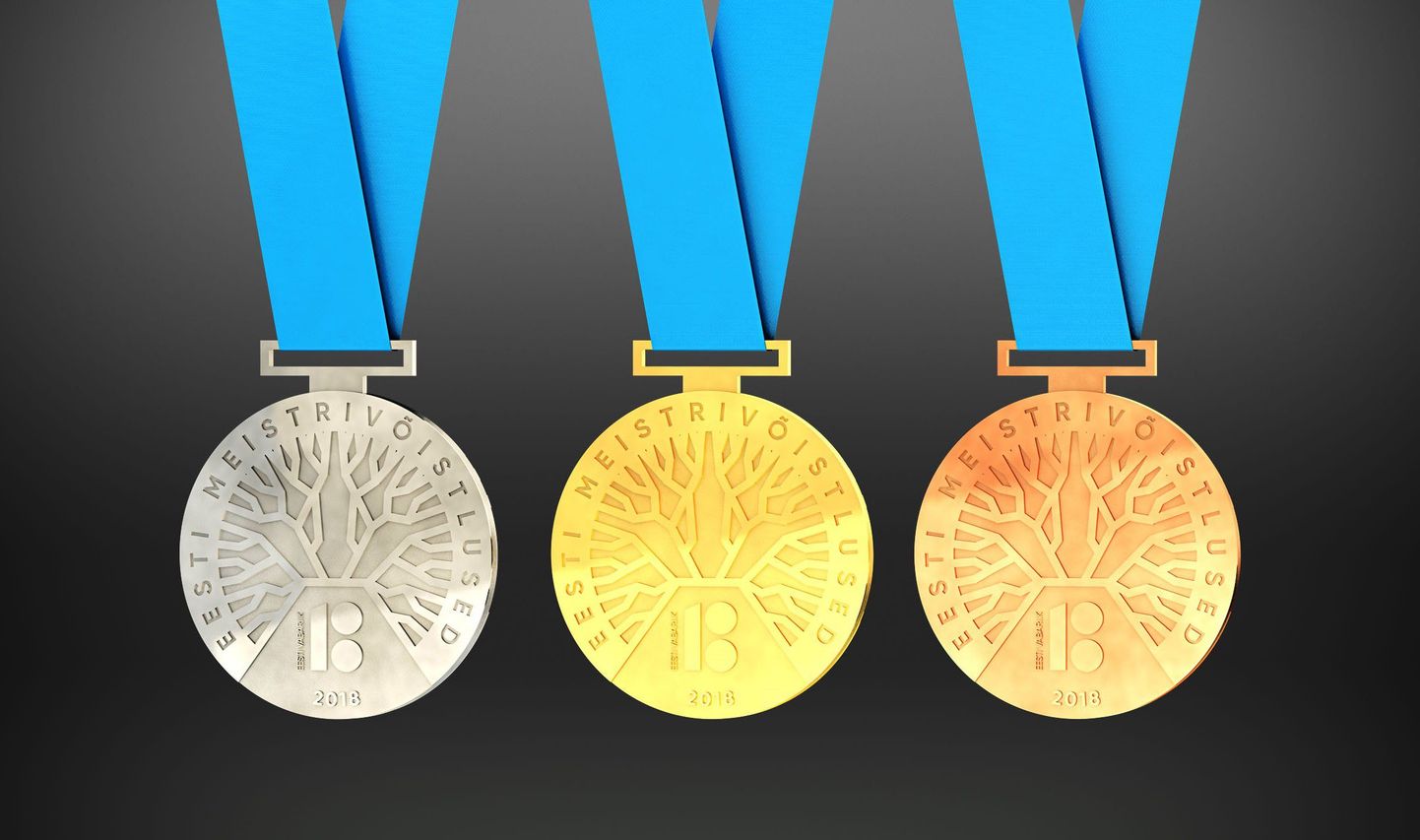 2018. aastal austasustatakse riigi meistrivõistluste paremaid erilise kujundusega medalitega.