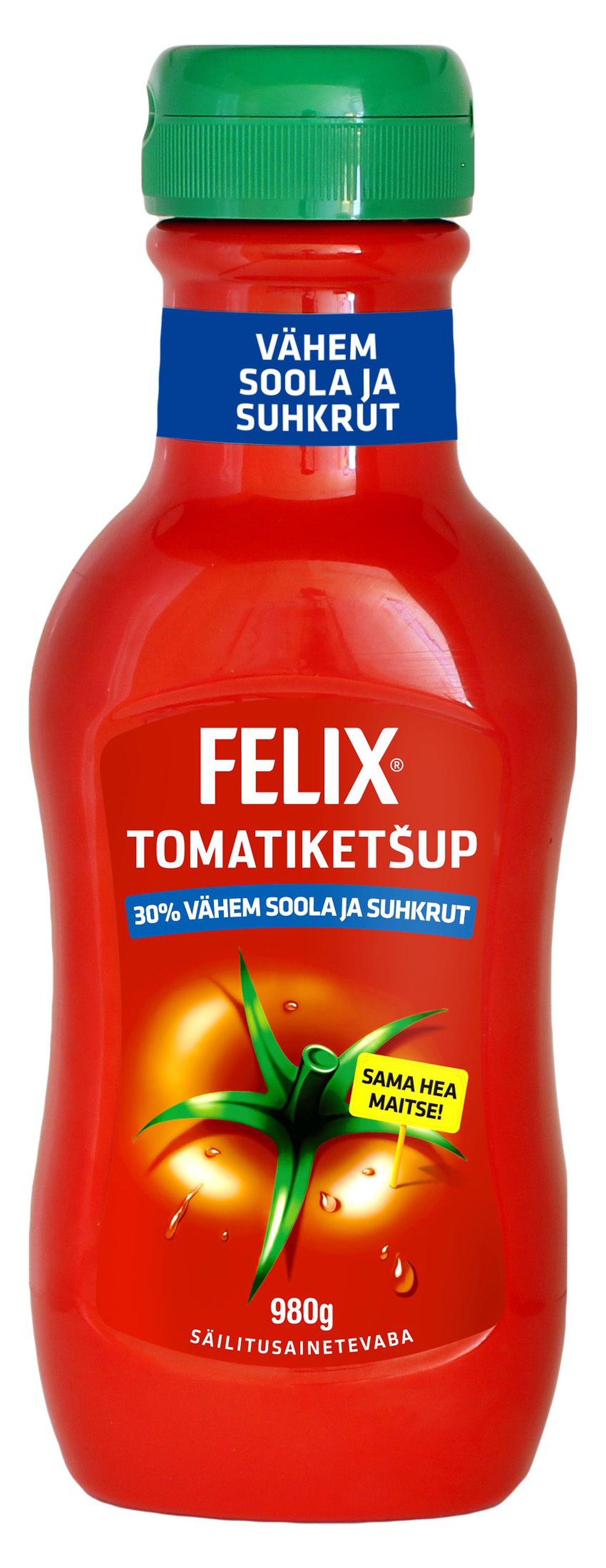 Felixi uus ketšupis on tavapärasest vähem suhkrut ja soola.