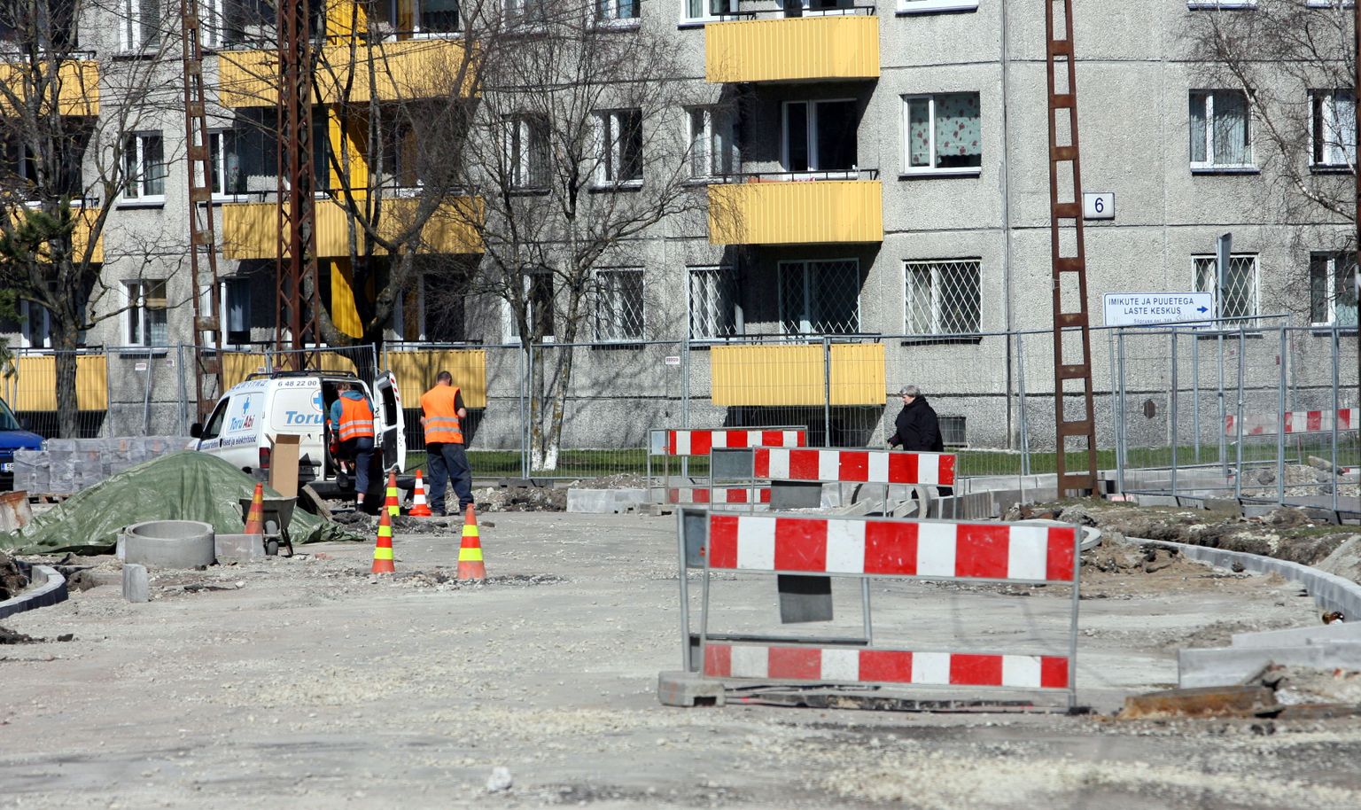 Keskuse tänava kapitaalremont.