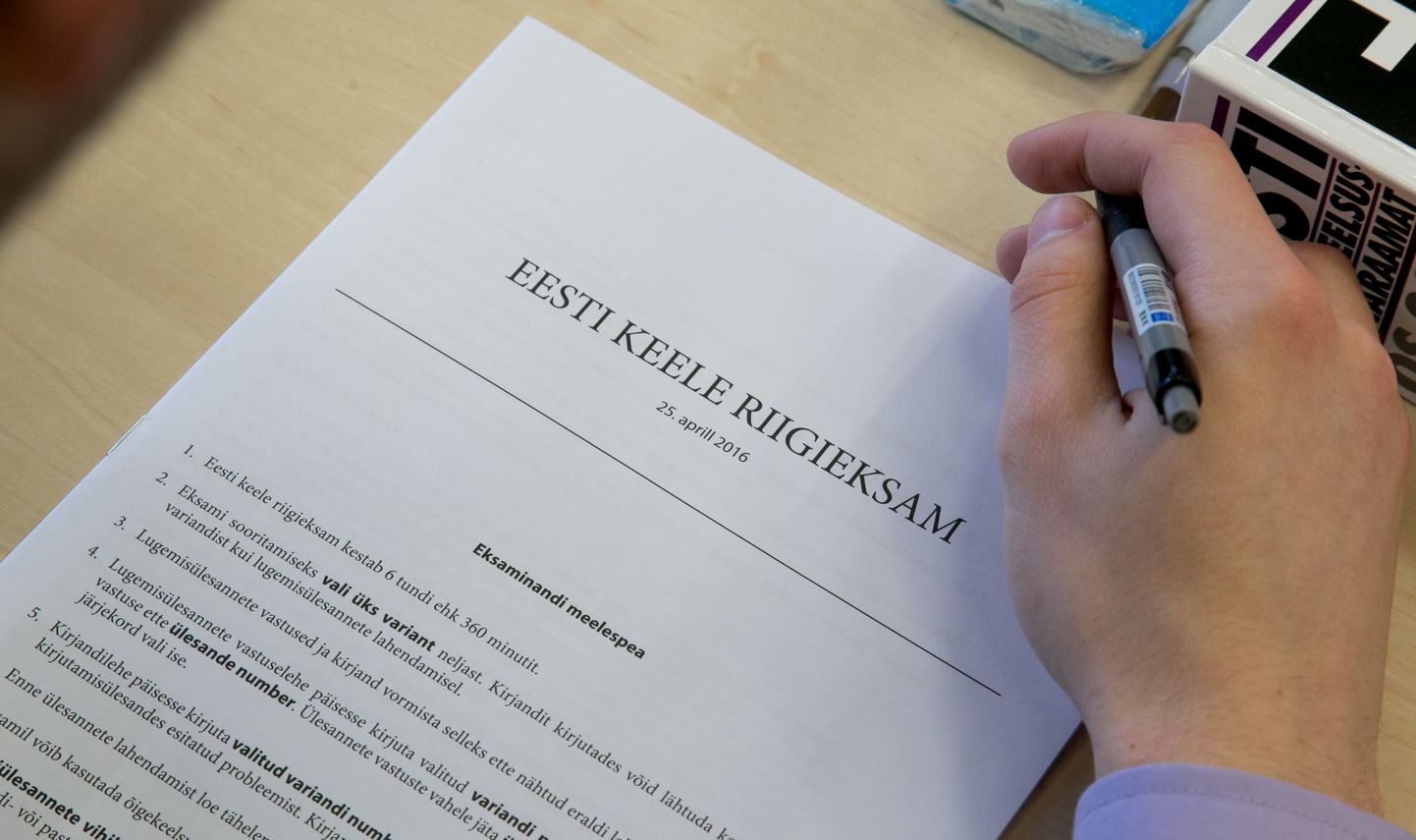 Eesti keele riigieksamile registreerus pea 7000 inimest.