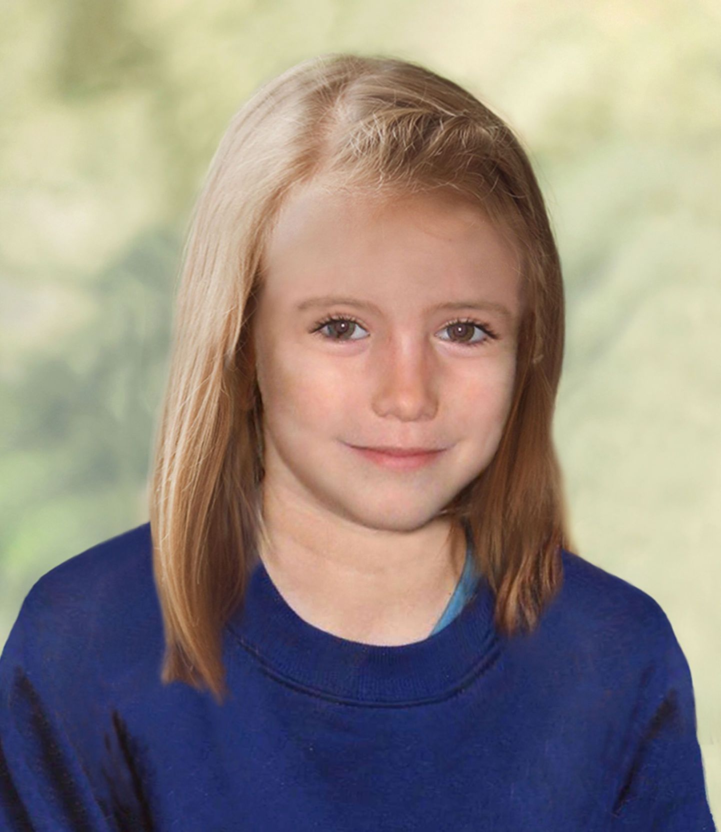 politsei arvutifoto Madeleine McCannist, kes paregu on üheksa-aastane
