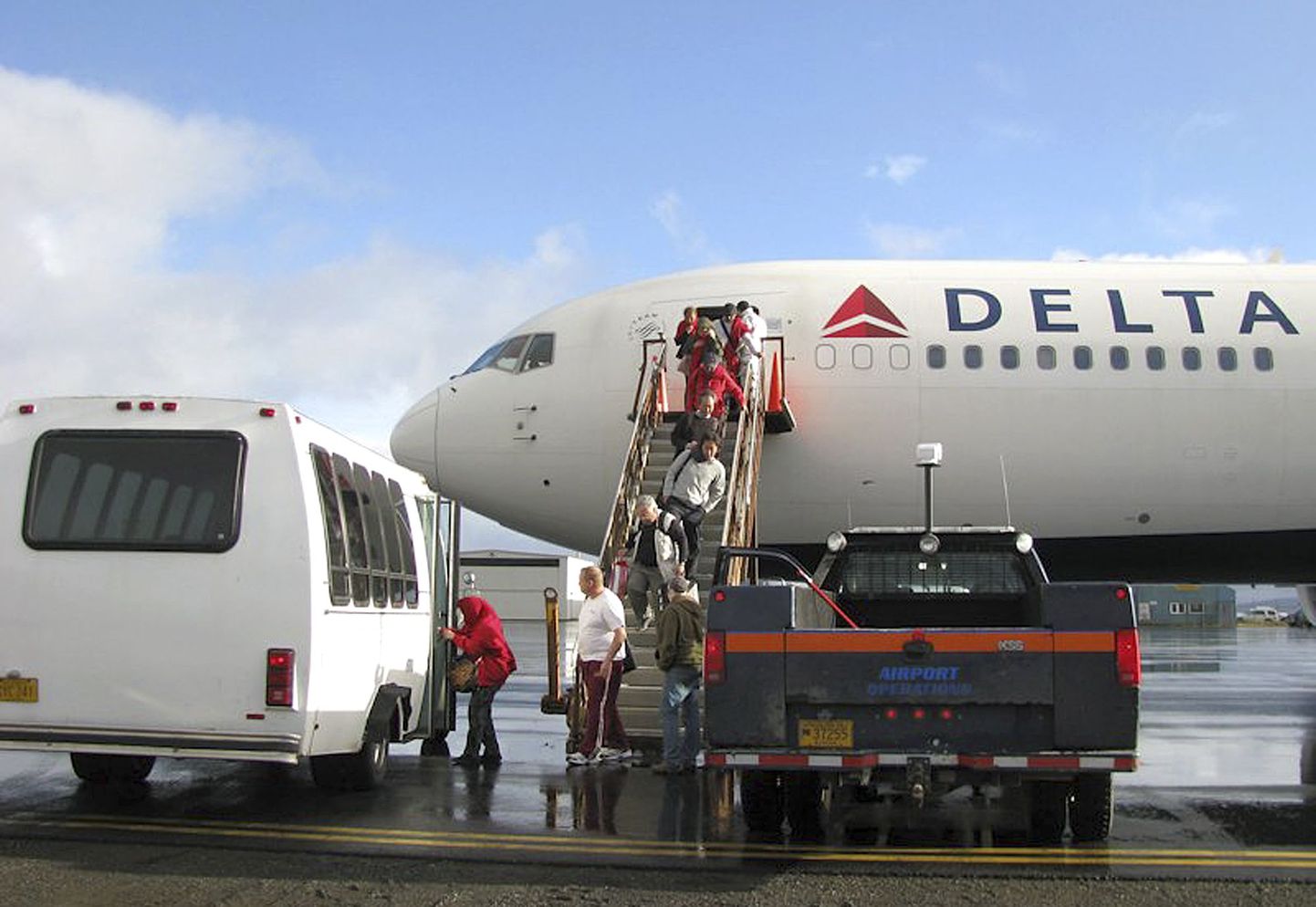 Delta Airlinesi lend. Foto on illustratiivne.