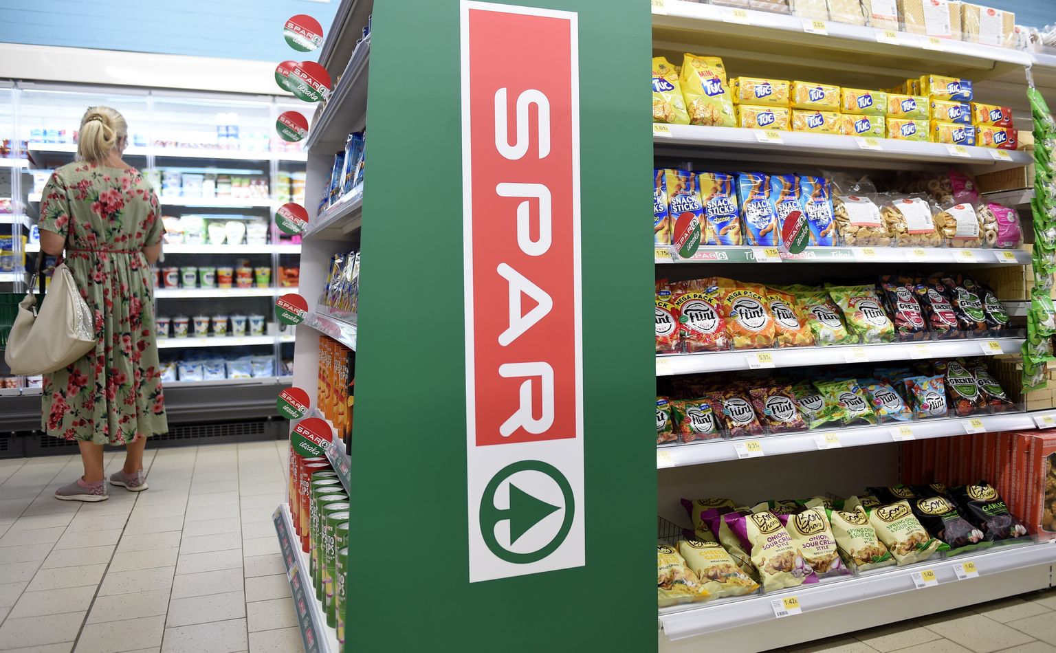 Магазин Spar в Салдусе