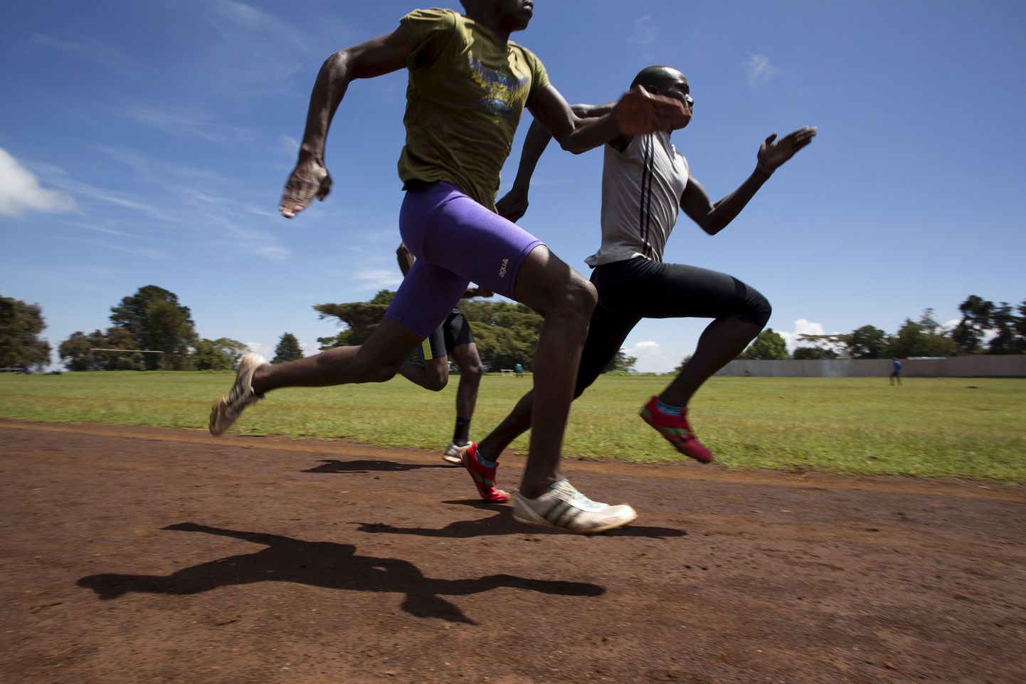 Кенийские легкоатлеты.