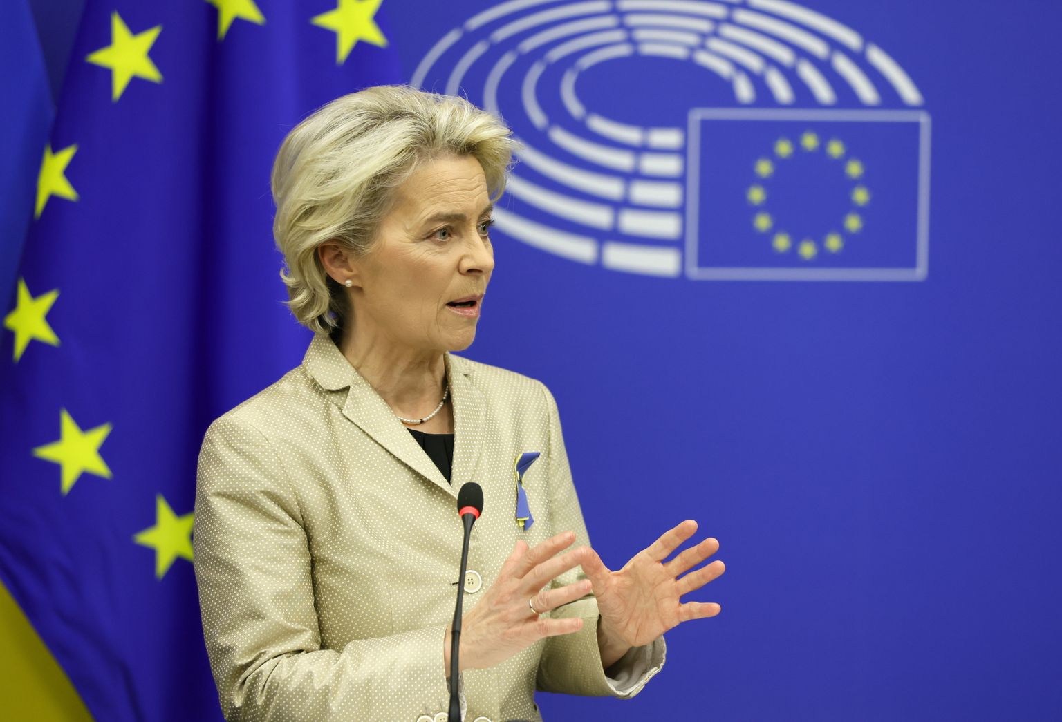 Euroopa Komisjoni president Ursula von der Leyen.