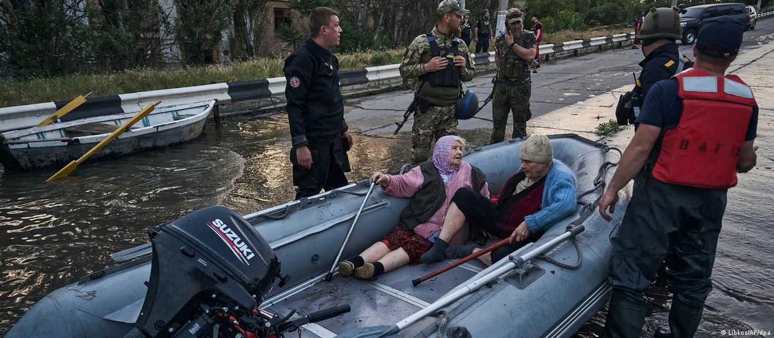Эвакуация в Херсоне.