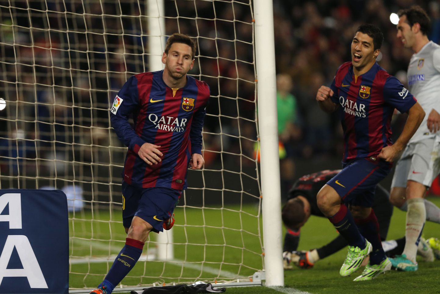 Lionel Messi pärast Madridi Atletico vastu löödud väravat.