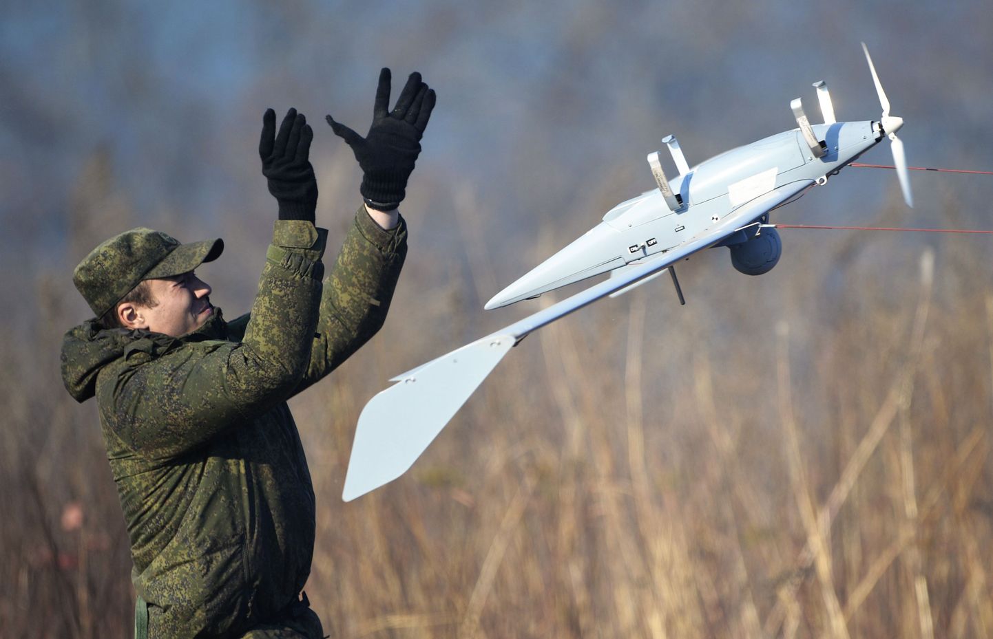 Vene droon Vladivostokis toimunud sõjaväeõppustel.