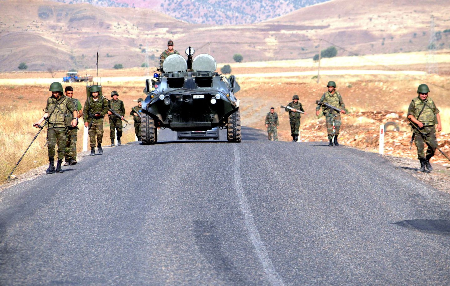 Türgi sõdurid Sirnaki provintsis.