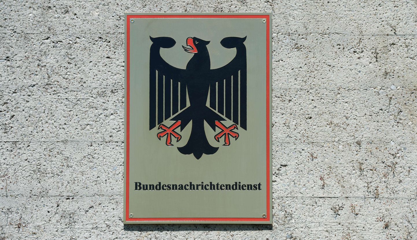 Saksa välisluureagentuuri (BND) embleem  Bad Aiblingis.