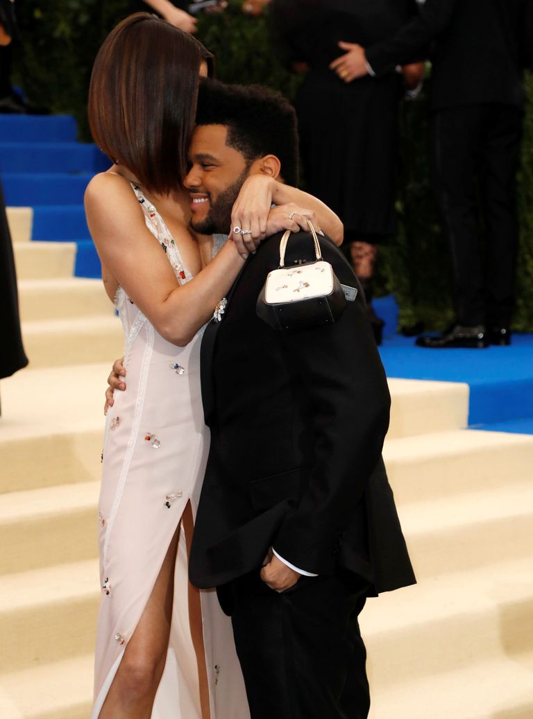 The Weeknd ja Selena Gomez. REUTERS/Lucas Jackson 