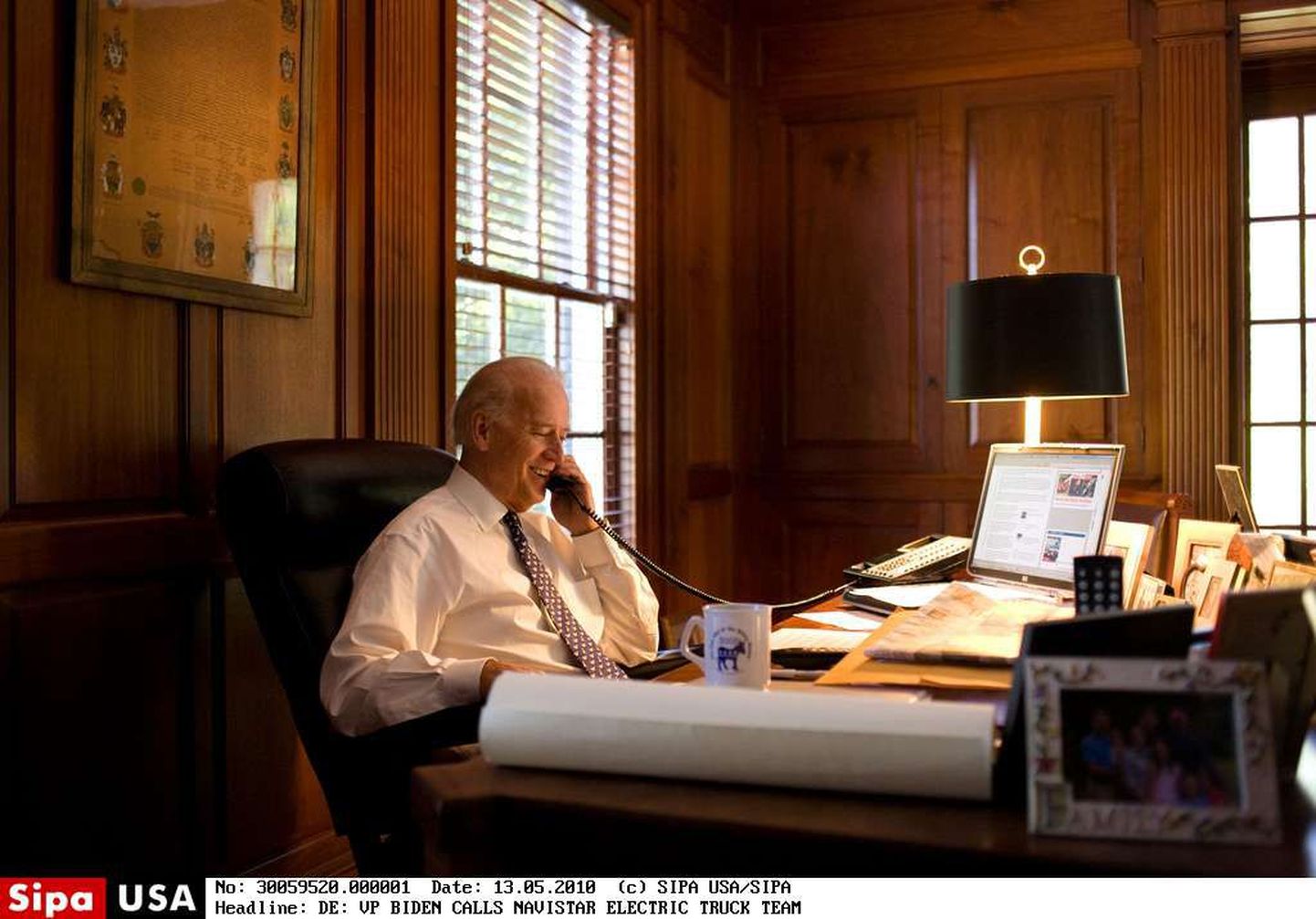 Asepresident Joe Biden oma Delaware'i kodus.