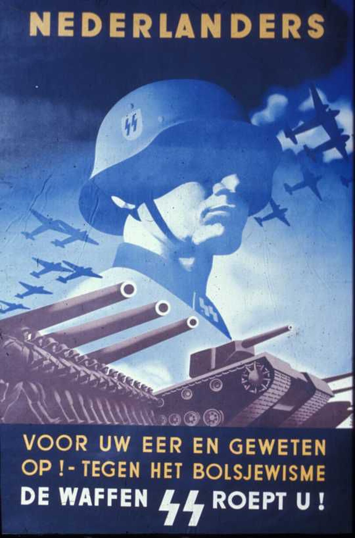 Teise maailmasõjaaegne propagandaplakat.