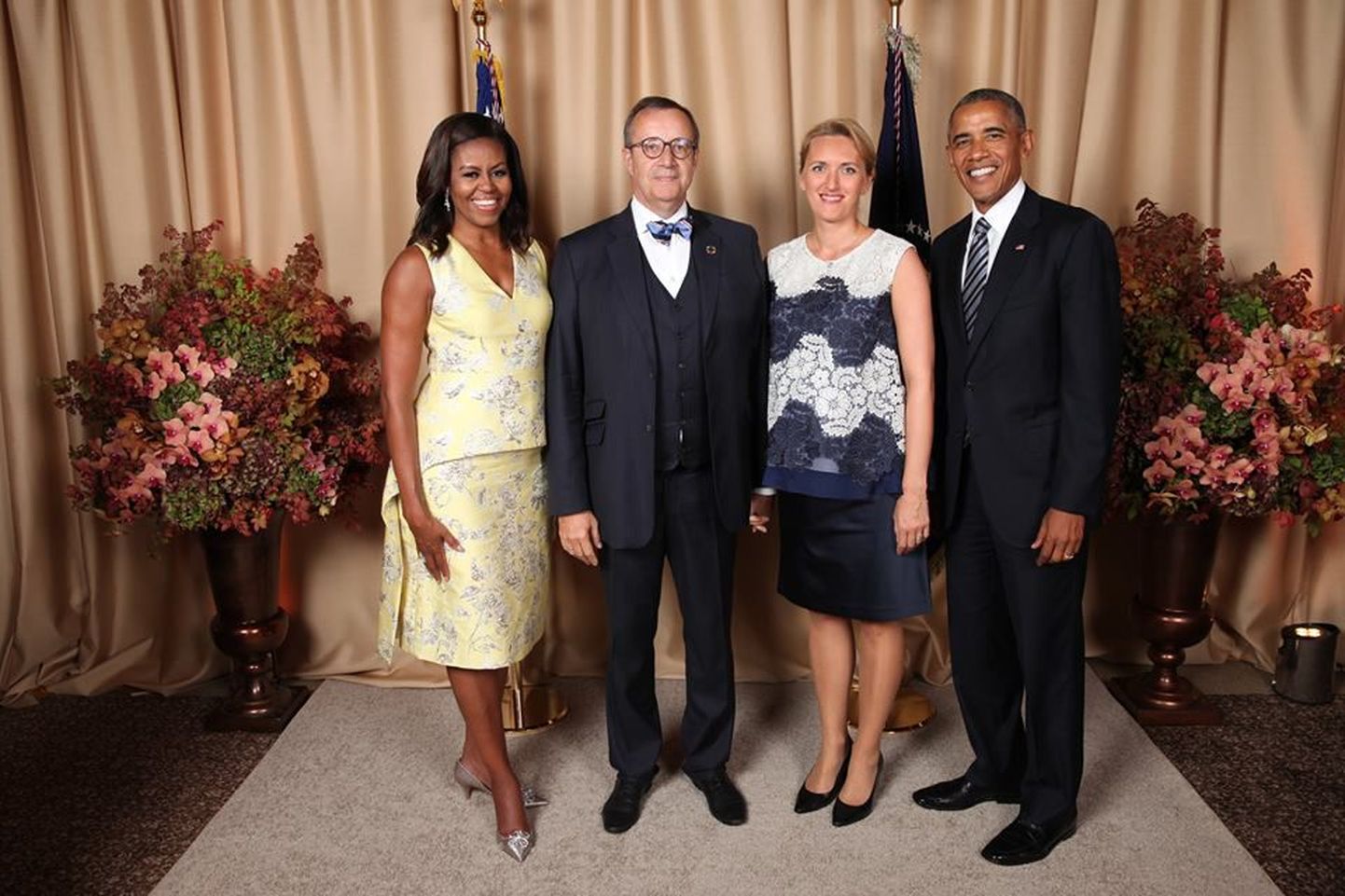 Eesti presidendipaar USA presidendipaariga