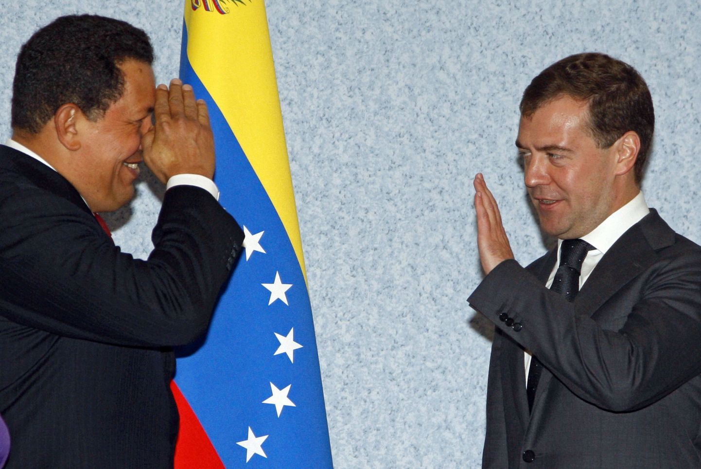 Hugo Chavez ja Dmitri Medvedev kohtusid 26. septembril Orenburgis Venemaal.