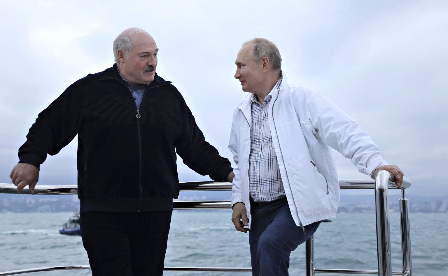 Александр Лукашенко и Владимир Путин.