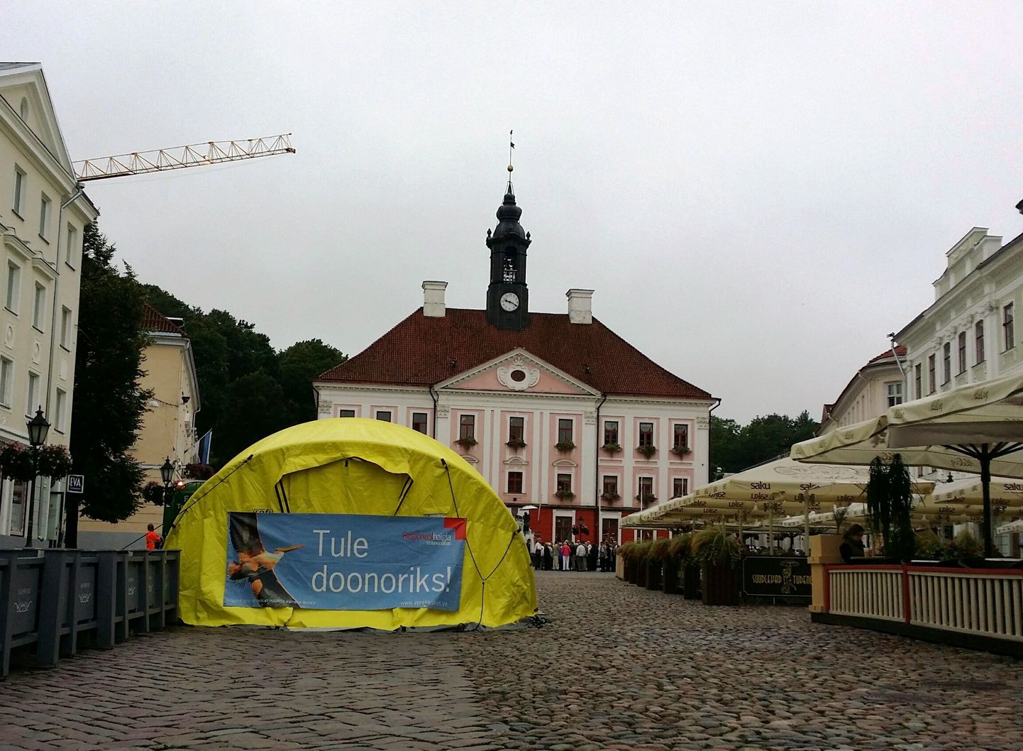 Viimati oli doonortelk Tartu raeplatsil 2. ja 3. septembril.