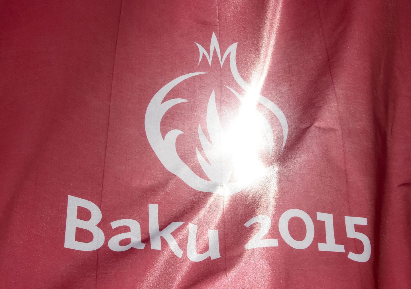 Bakuus toimuvate Euroopa mängude lipp.