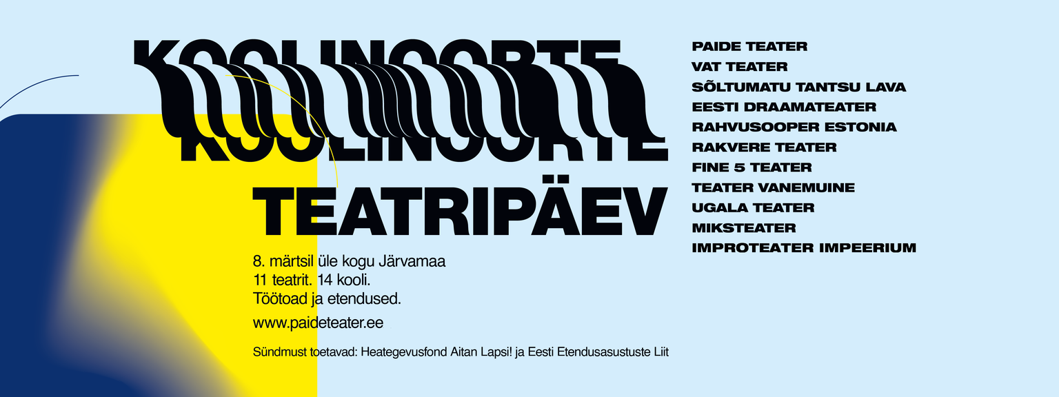 "Koolinoorte teatripäeva" sotsiaalmeedia kujundus