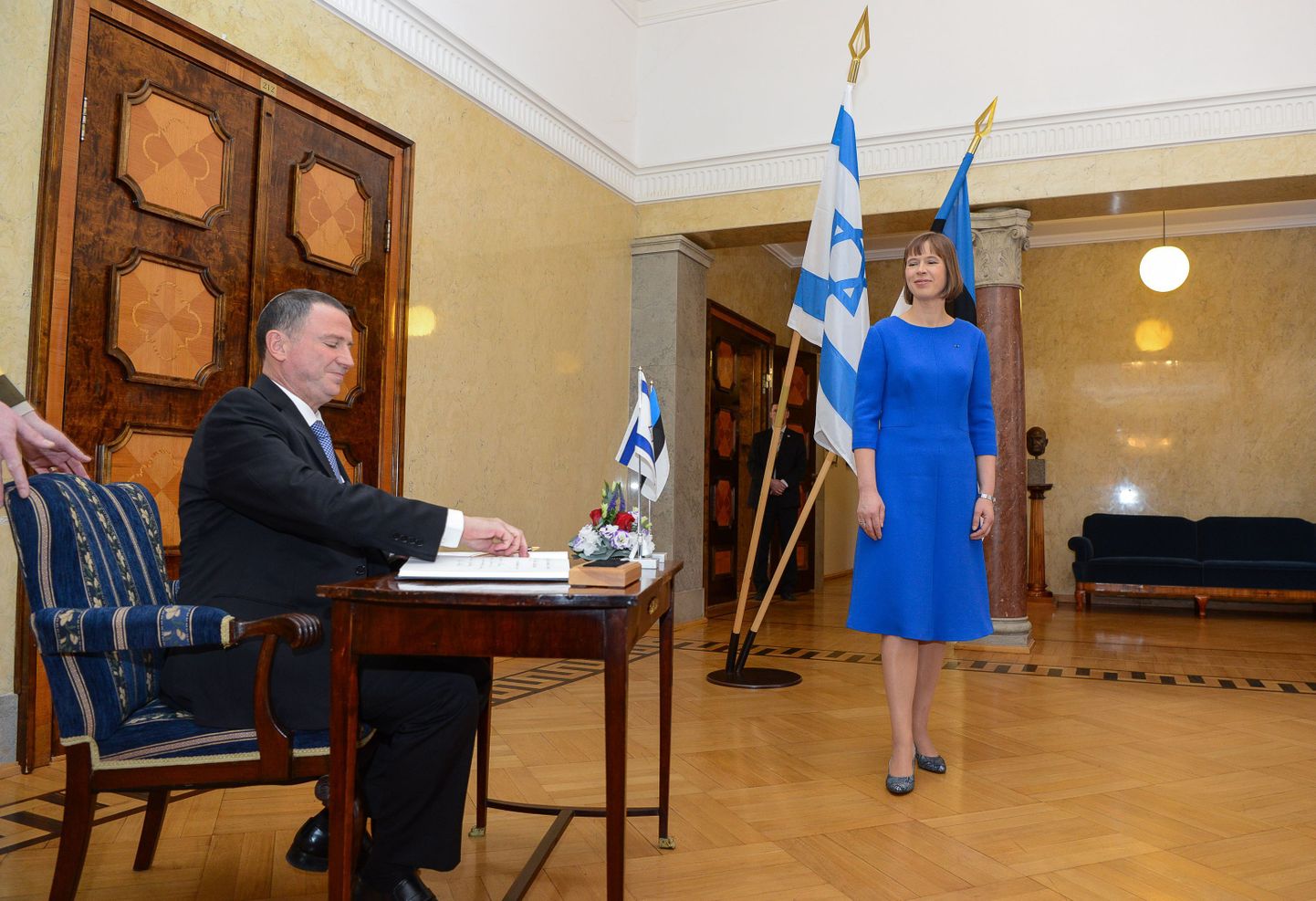 Президент Эстонии Керсти Кальюлайд встретилась со спикером парламента Израиля Йоэлем Эдельштейном.