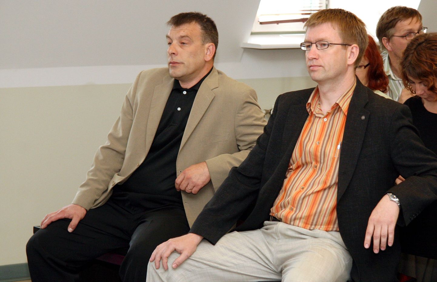 Ringkonnakohus mõistis Pärnu päästeametnikud Marek Kuke (vasakul) ja Jaanus Teearu õigeks.