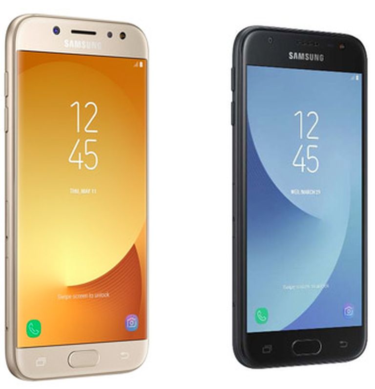 No kreisās: Samsung J5 un J3 