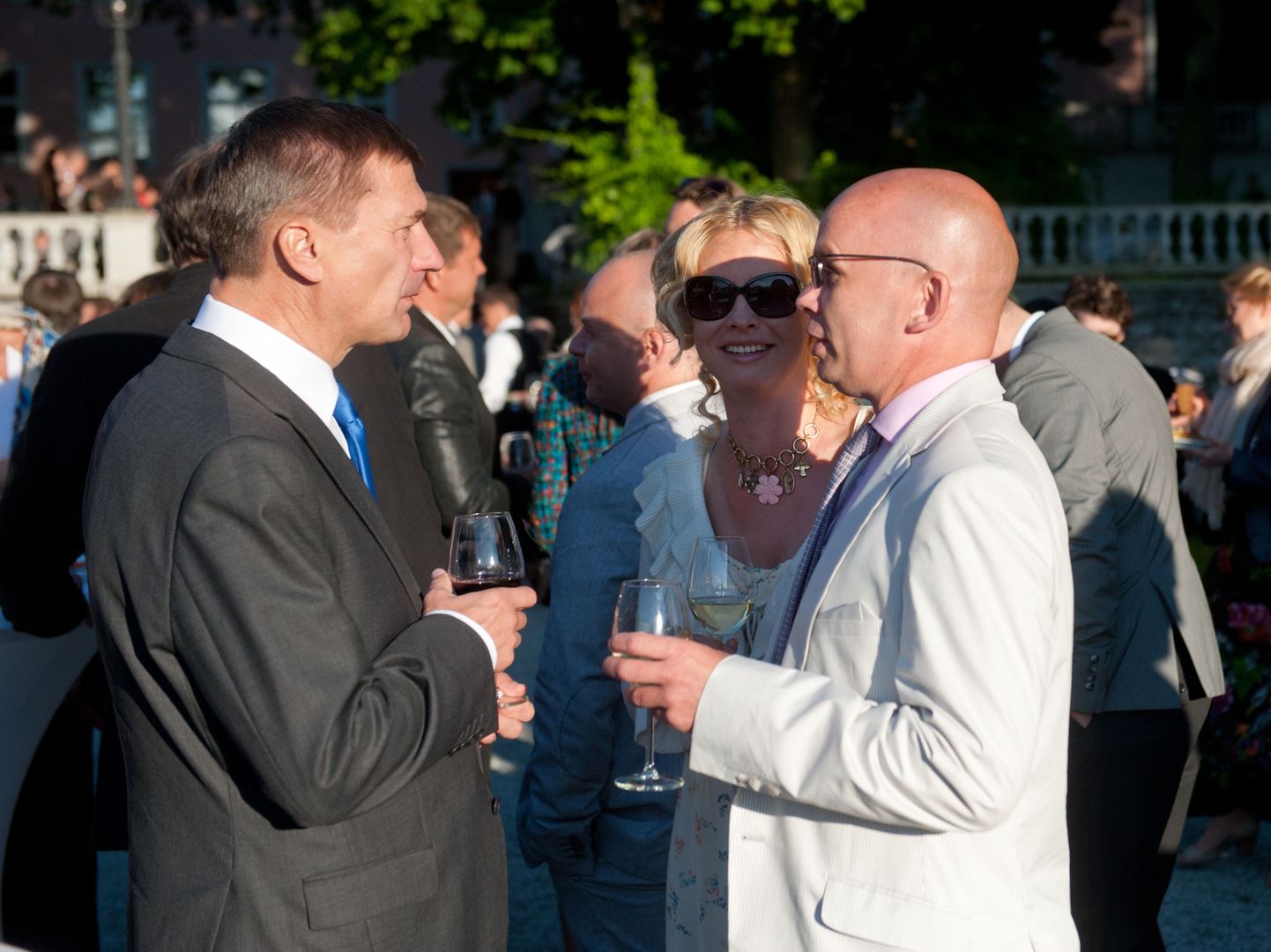 Andrus Ansip ja Allar Jõks 2012. aastal.
