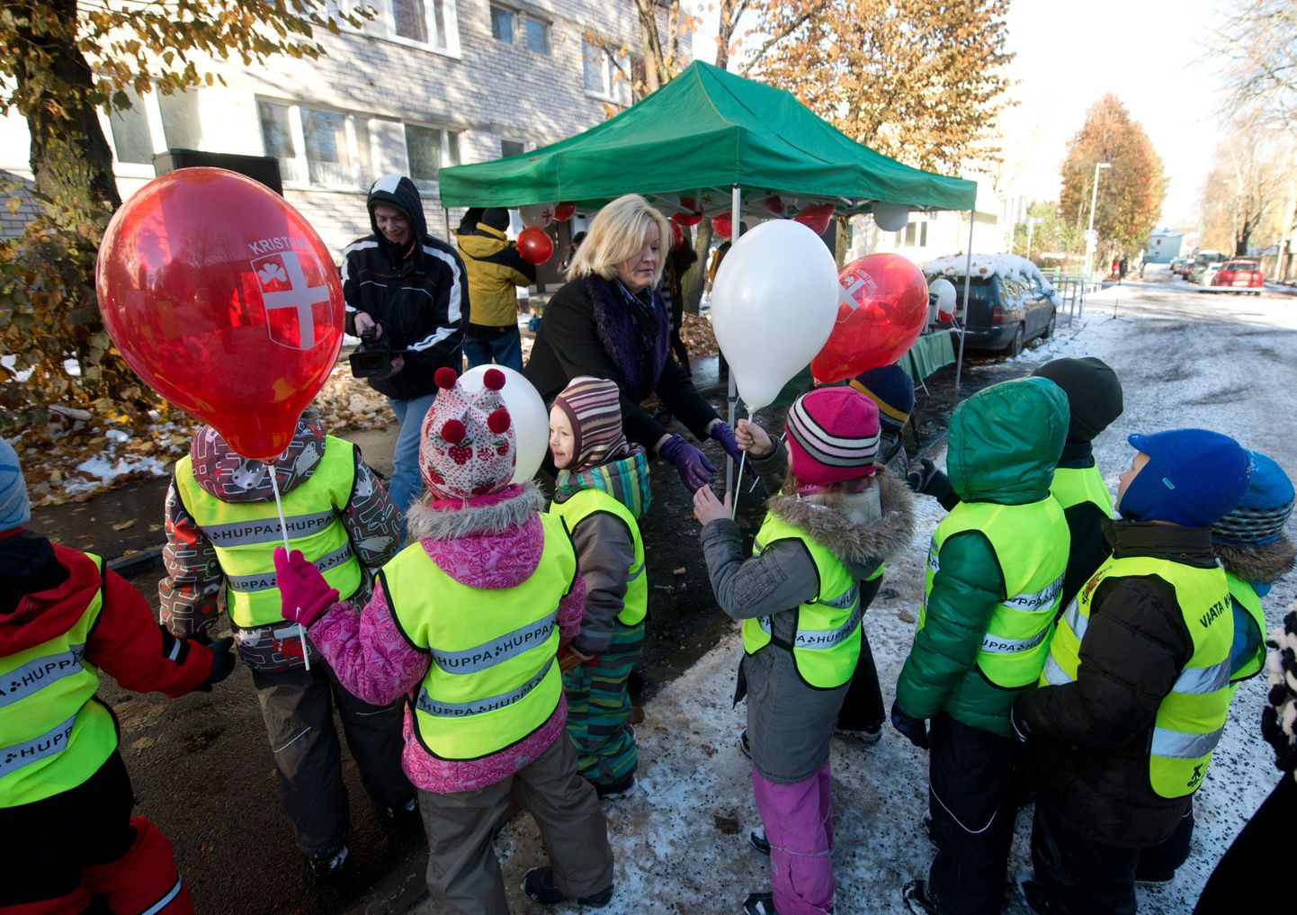 Selle nädala alguses oli lasteaialapsed kutsutud Tallinnas Vindi tänava avamisele.