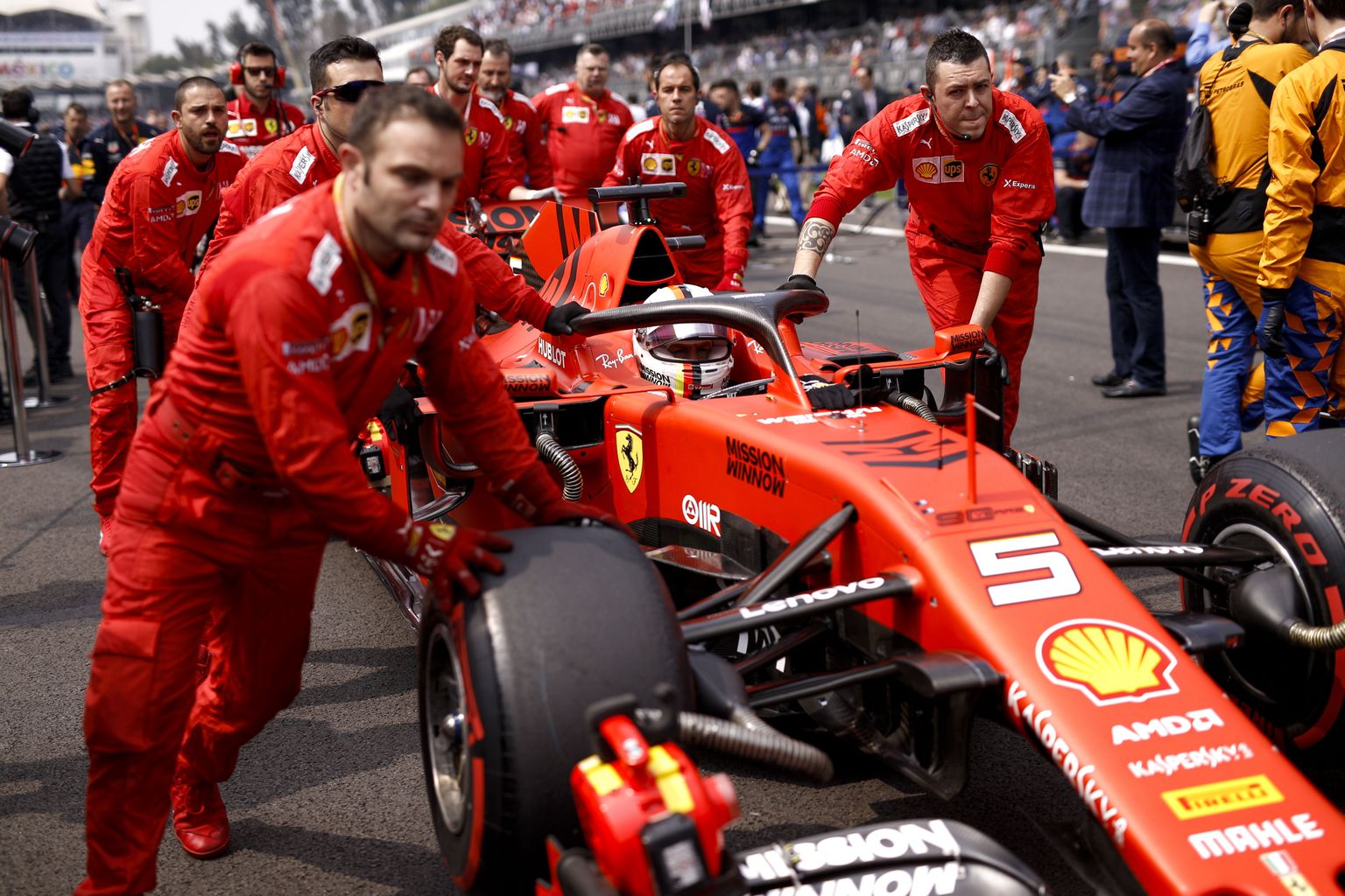 Sebastien Vettel.