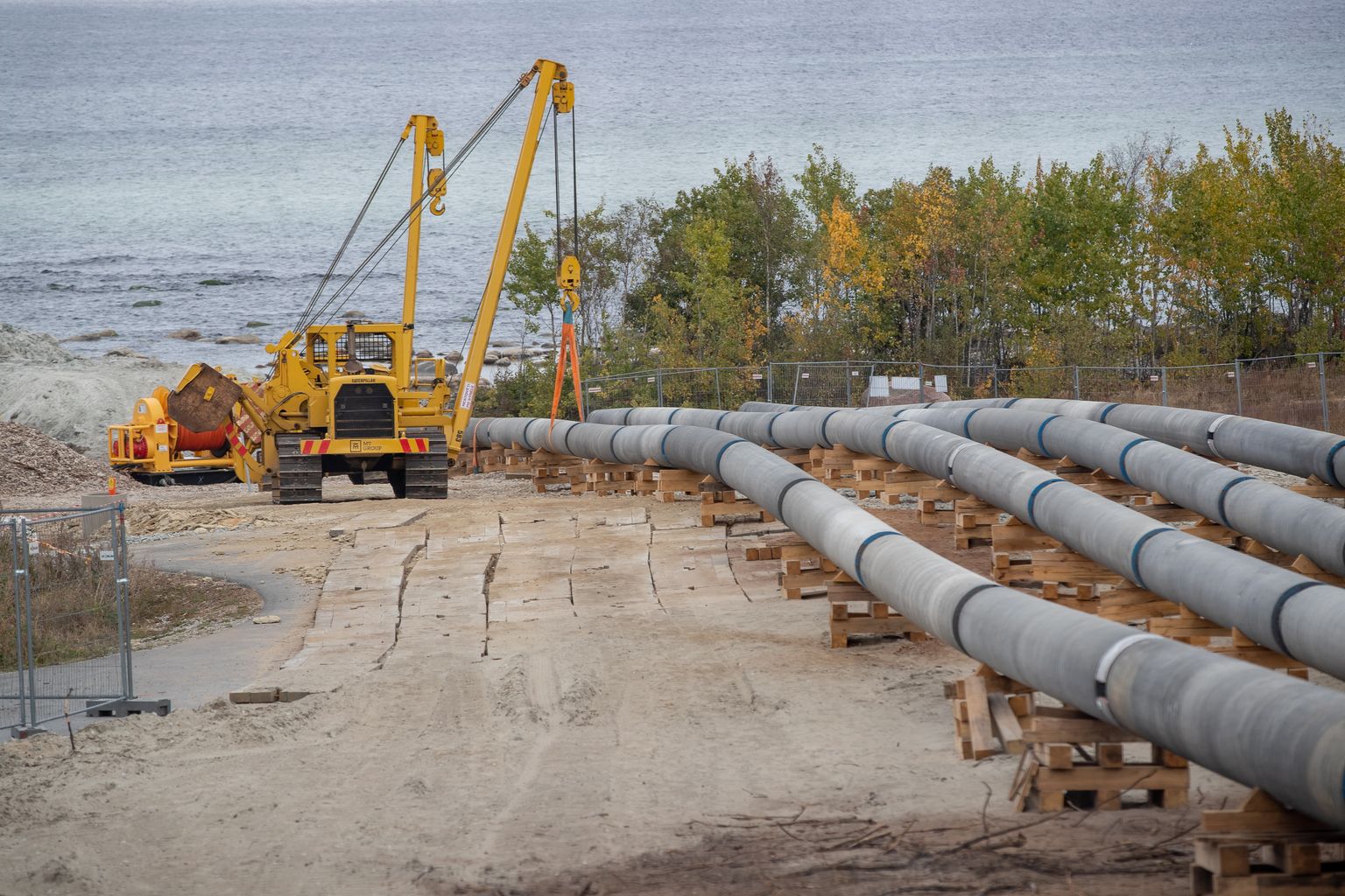 Paldiski LNG kai ehitus.