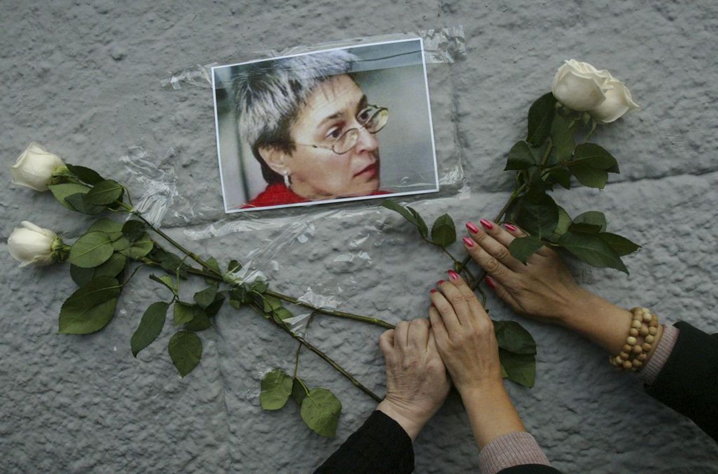 2006. aastal tapetud Venemaa ajakirjaniku Anna Politkovskaja mälestamine.
