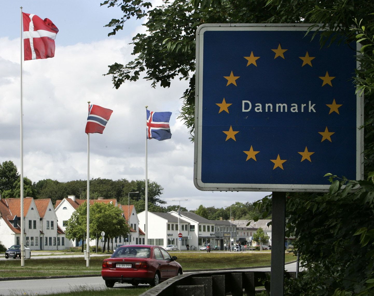 Граница Дании и Германии.
