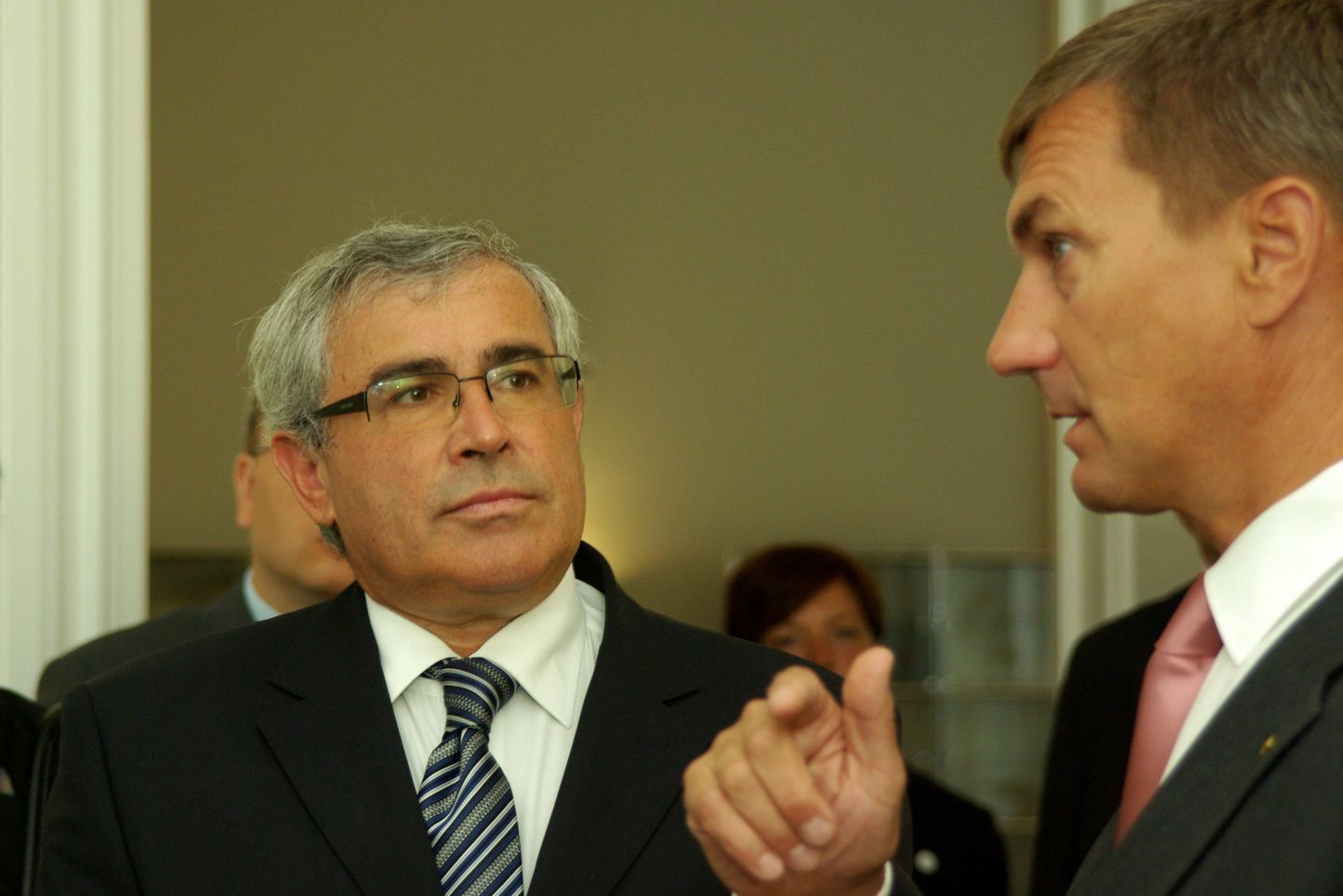 Peaminister Andrus Ansipi kohtumine Bosnia ja Hertsegoviina välisministri Sven Alkalajga.
