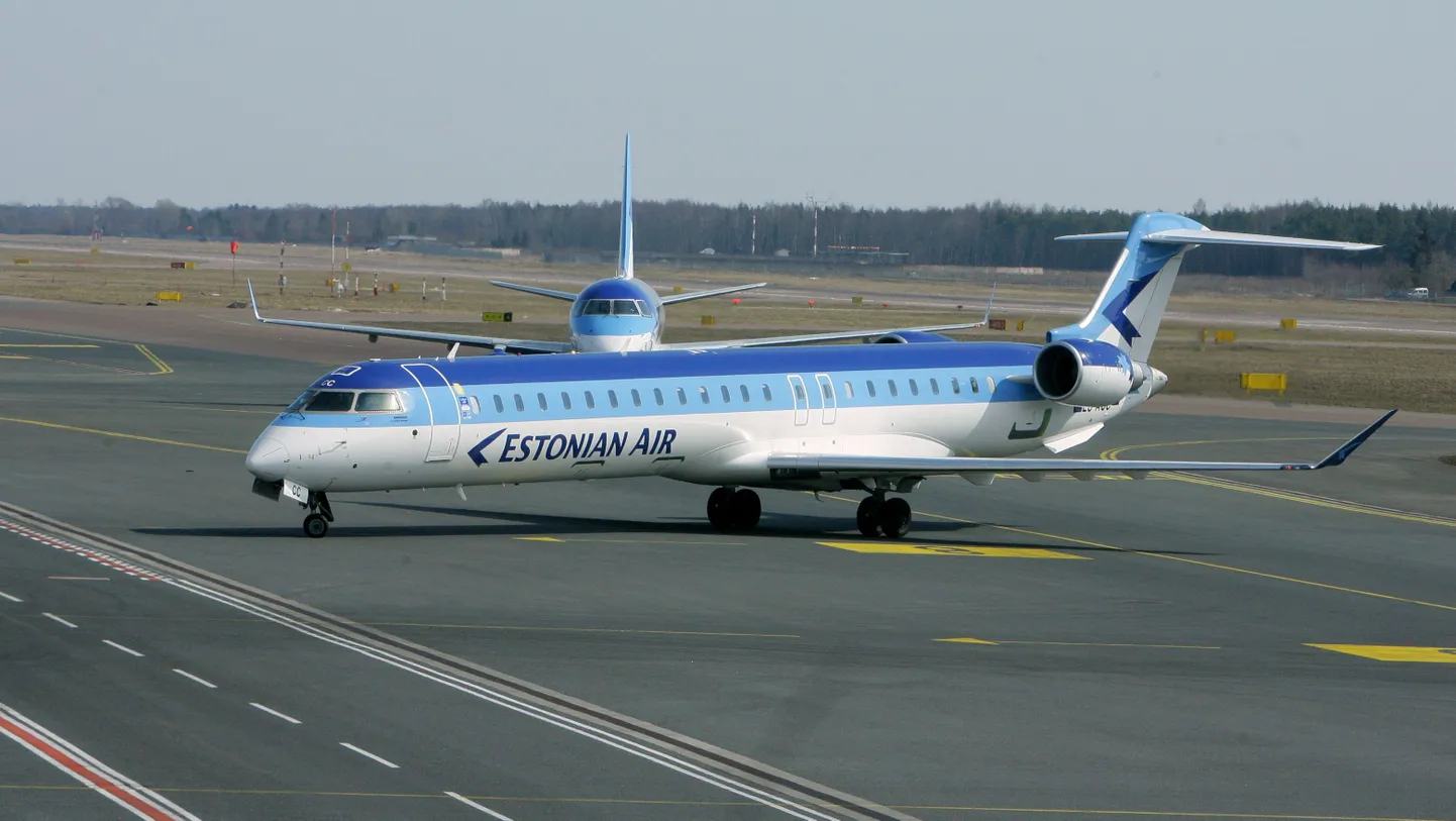 Estonian Air'i lennuk. Ei ole juhtunuga seotud.
