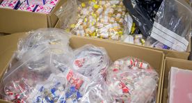 Tens of thousands ampoules of unknown substances for gyms