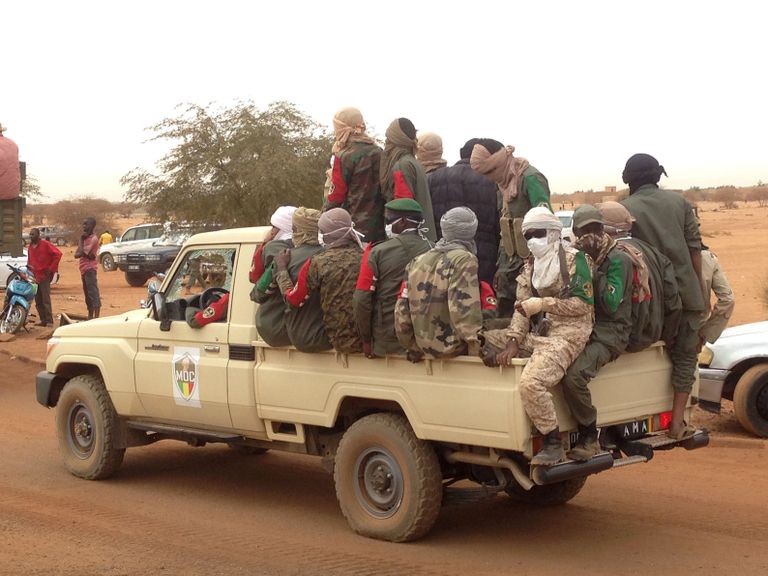 Mali sõdurid sõitmas läbi Gao. Foto: AFP / Scanpix