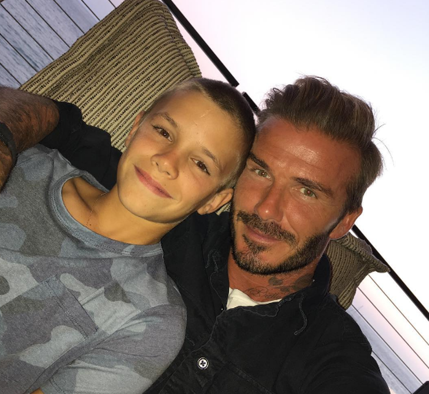 Romeo ja David Beckham