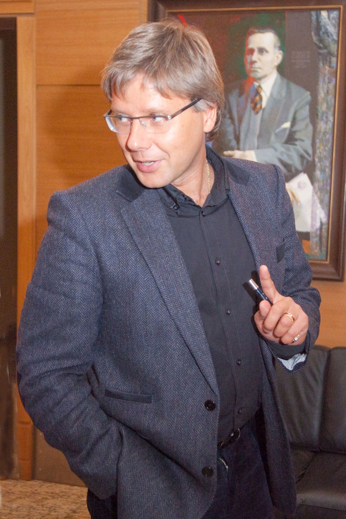 Läti erakonna Koosmeel juht Nils Ušakovs on ametis ka Riia linnapeana.