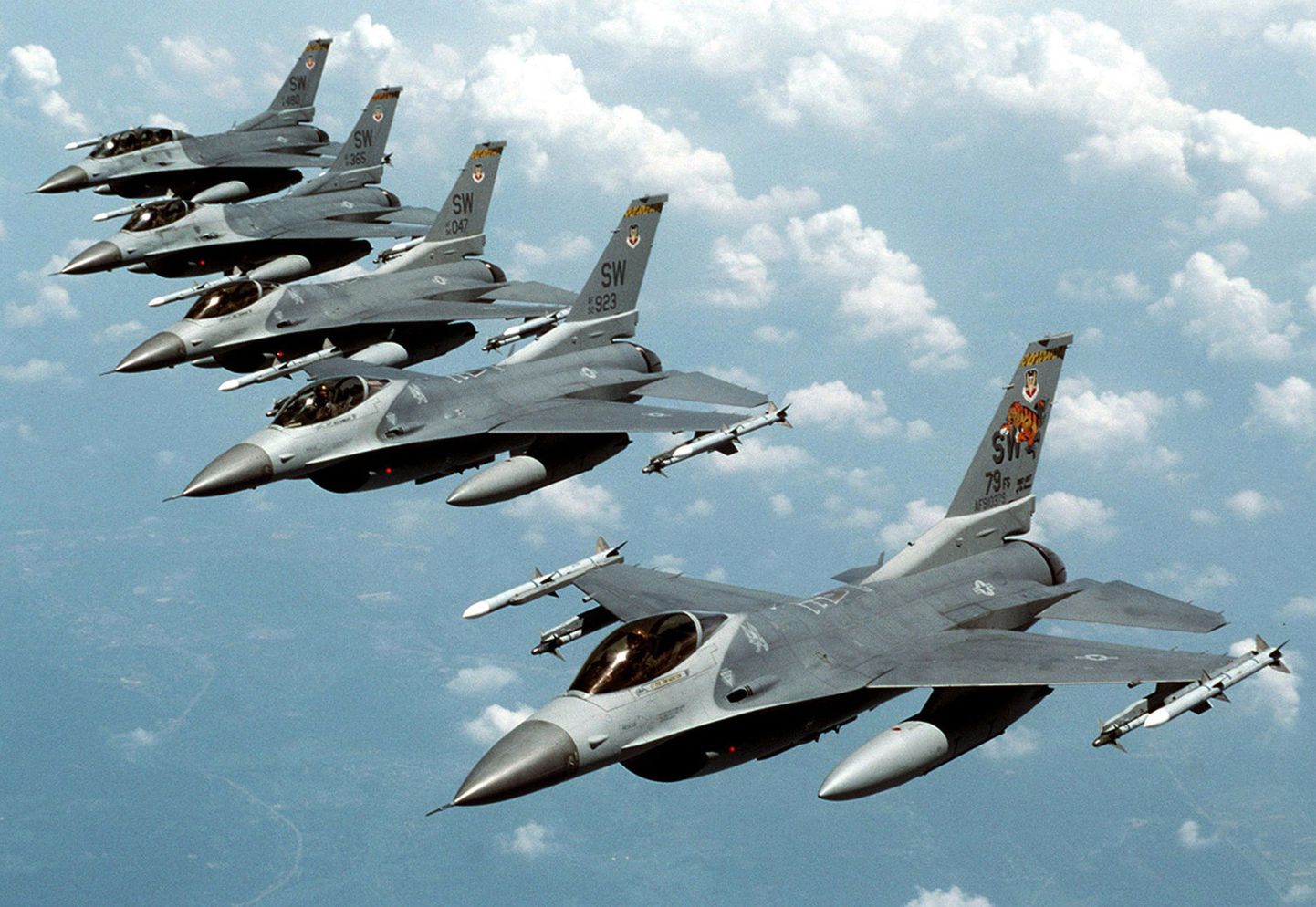 USA hävituslennukid F-16