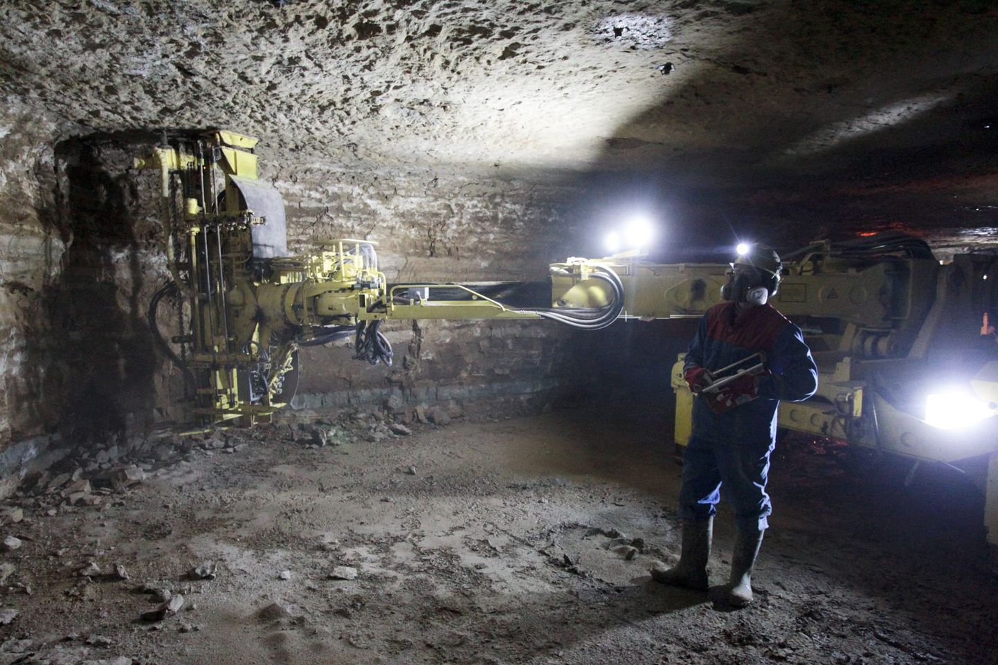 Töö VKG Ojamaa kaevanduses.
