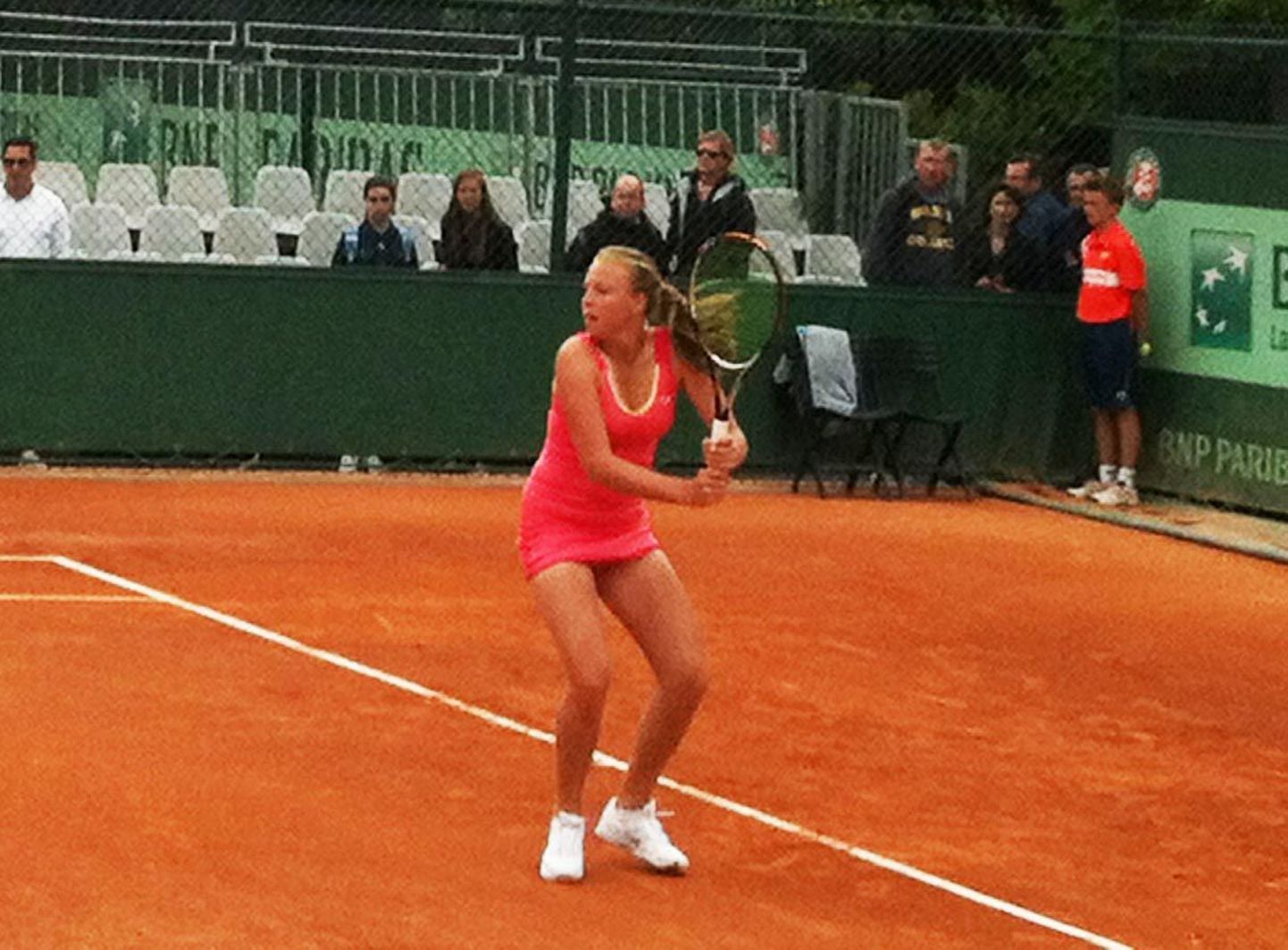 Anett Kontaveit Prantsusmaa lahtistel tennisemeistrivõistlustel.