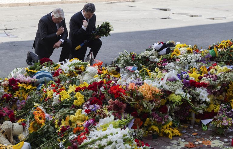 Hollandi suursaadik Ukrainas ja Ukraina president avaldasid eile Kiievis austust katastroofi ohvitele.