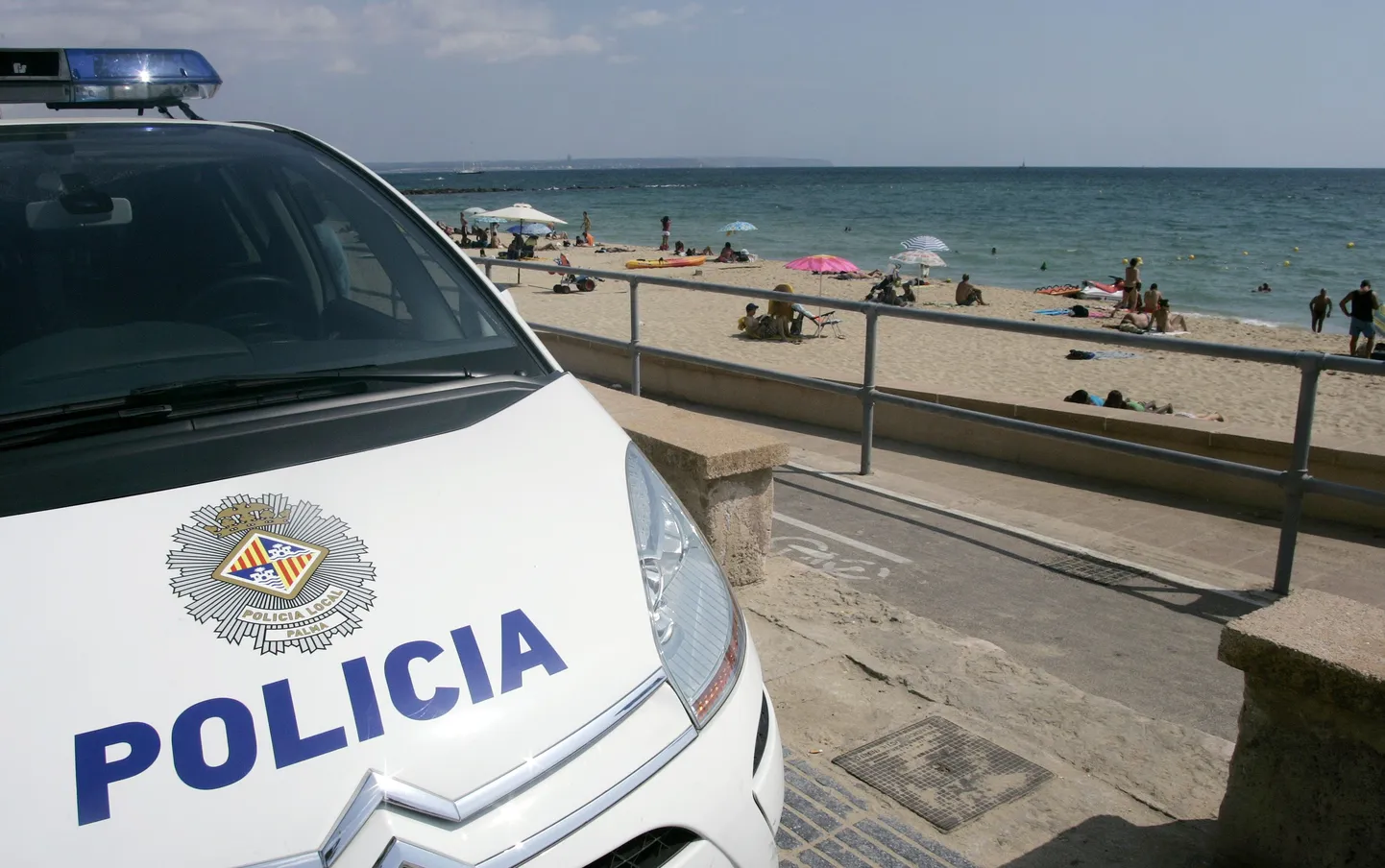 Hispaania politsei auto.