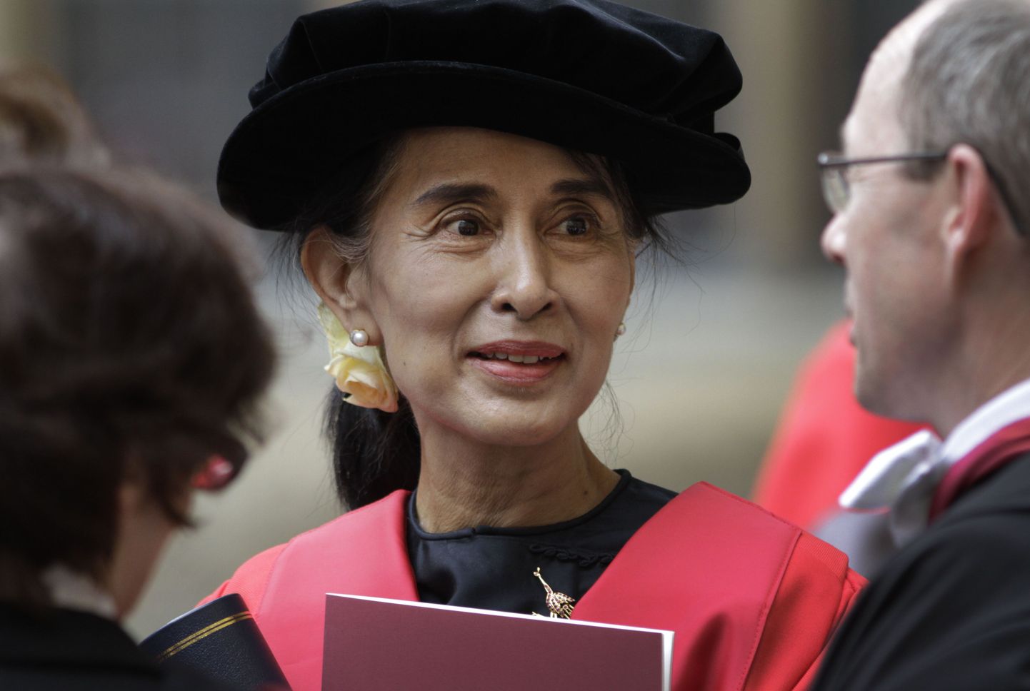 Aung San Suu Kyi 2012. aasta juunis Oxfordi ülikoolis.