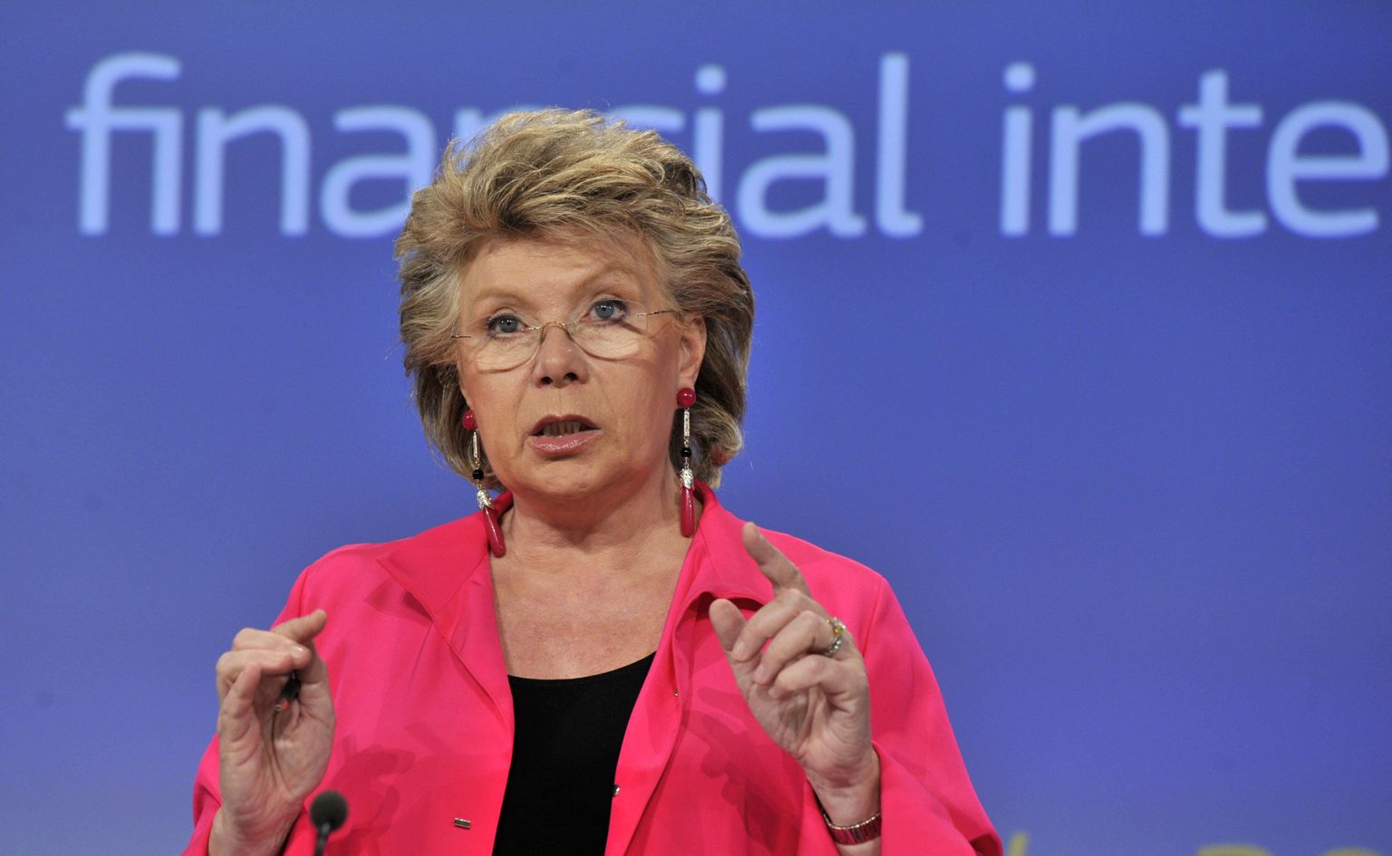 Euroopa Komisjoni õigusvolinik Viviane Reding.