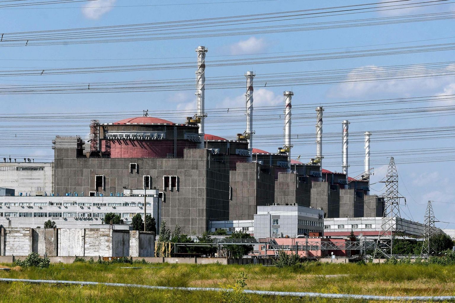 Vaade Zaporižžja tuumajaamale.