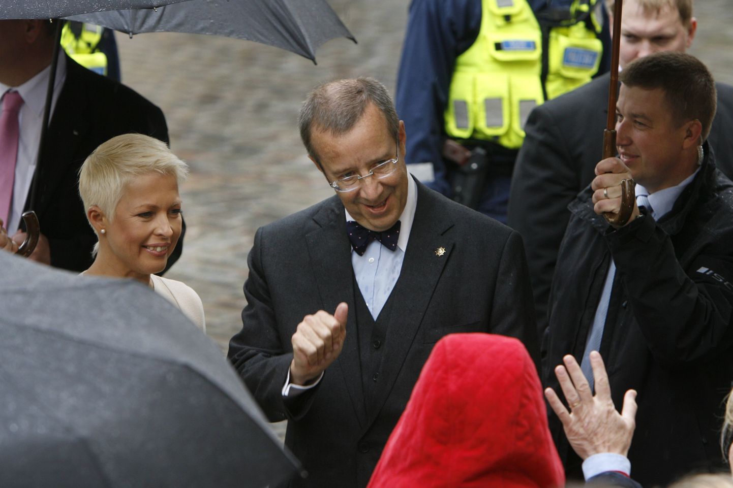 Hispaania kuningapaari jalutuskäik Tallinna vanalinnas.