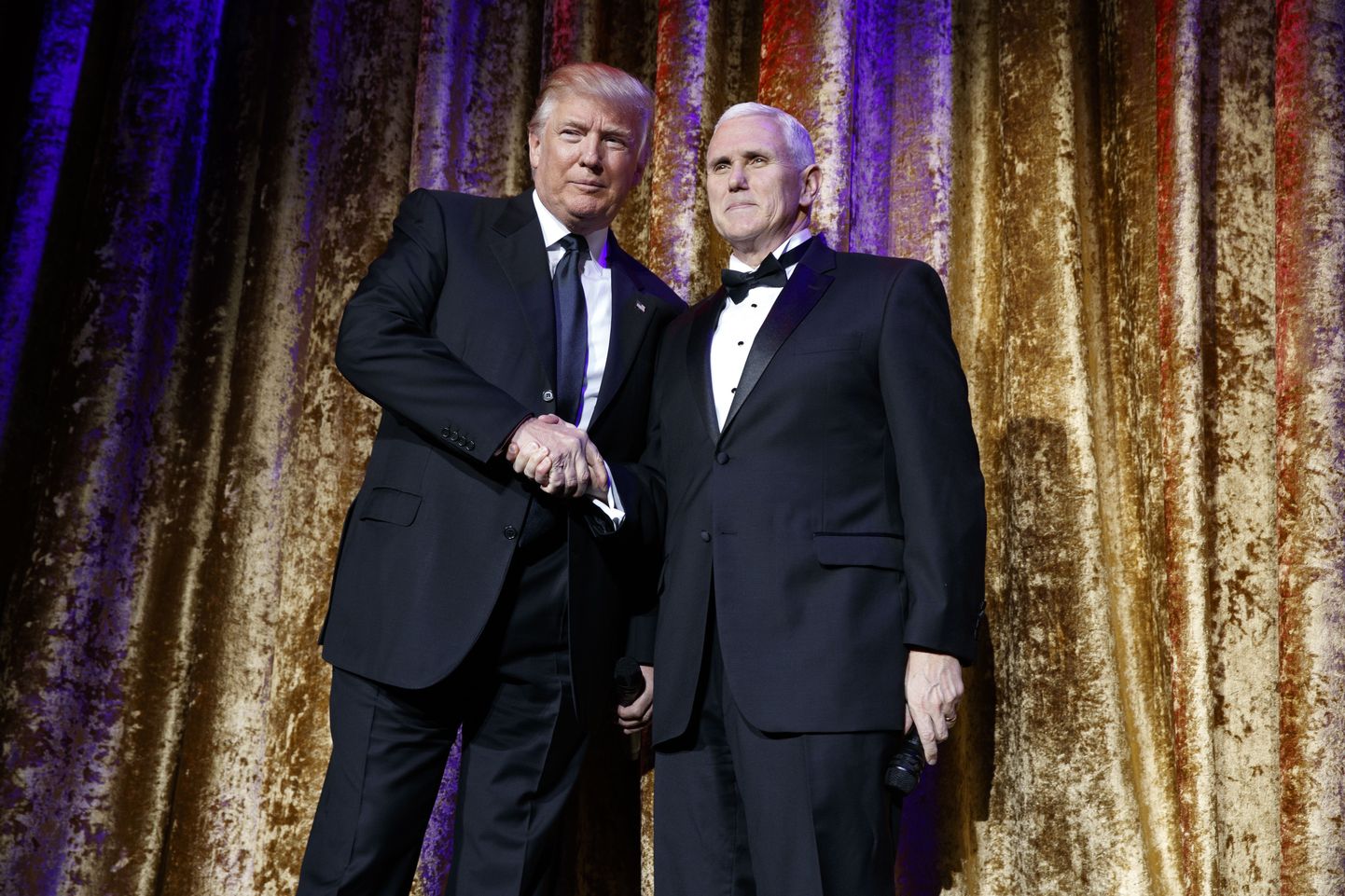 President ja asepresident: Donald Trump ja Mike Pence.