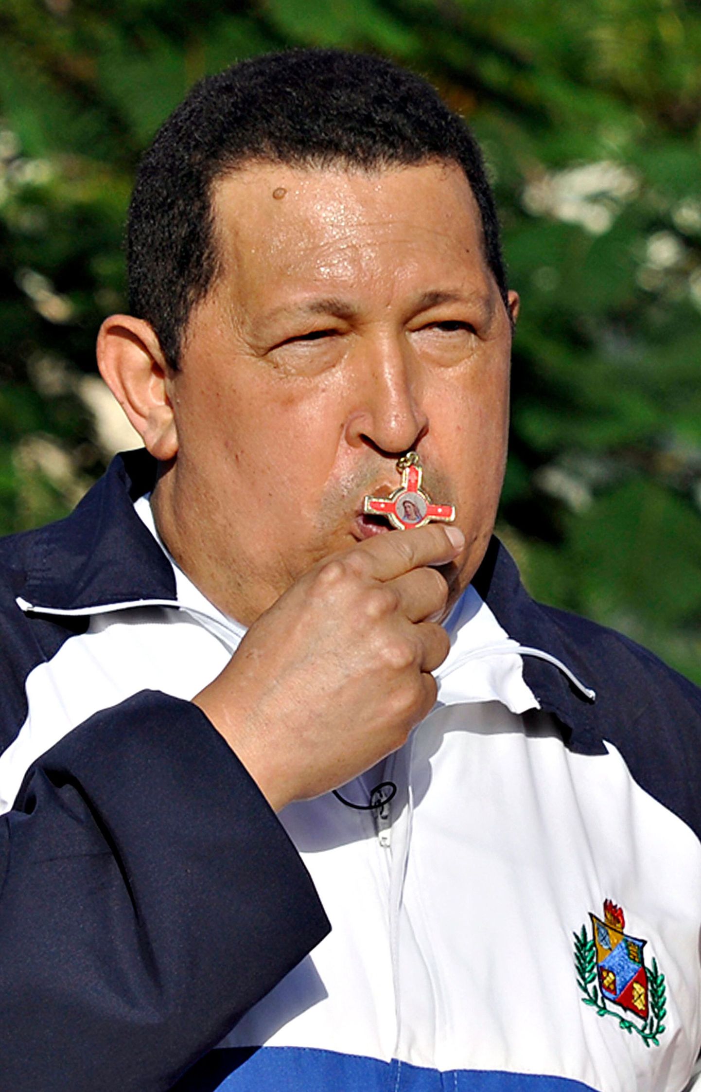 Venezuela president Hugo Chavez