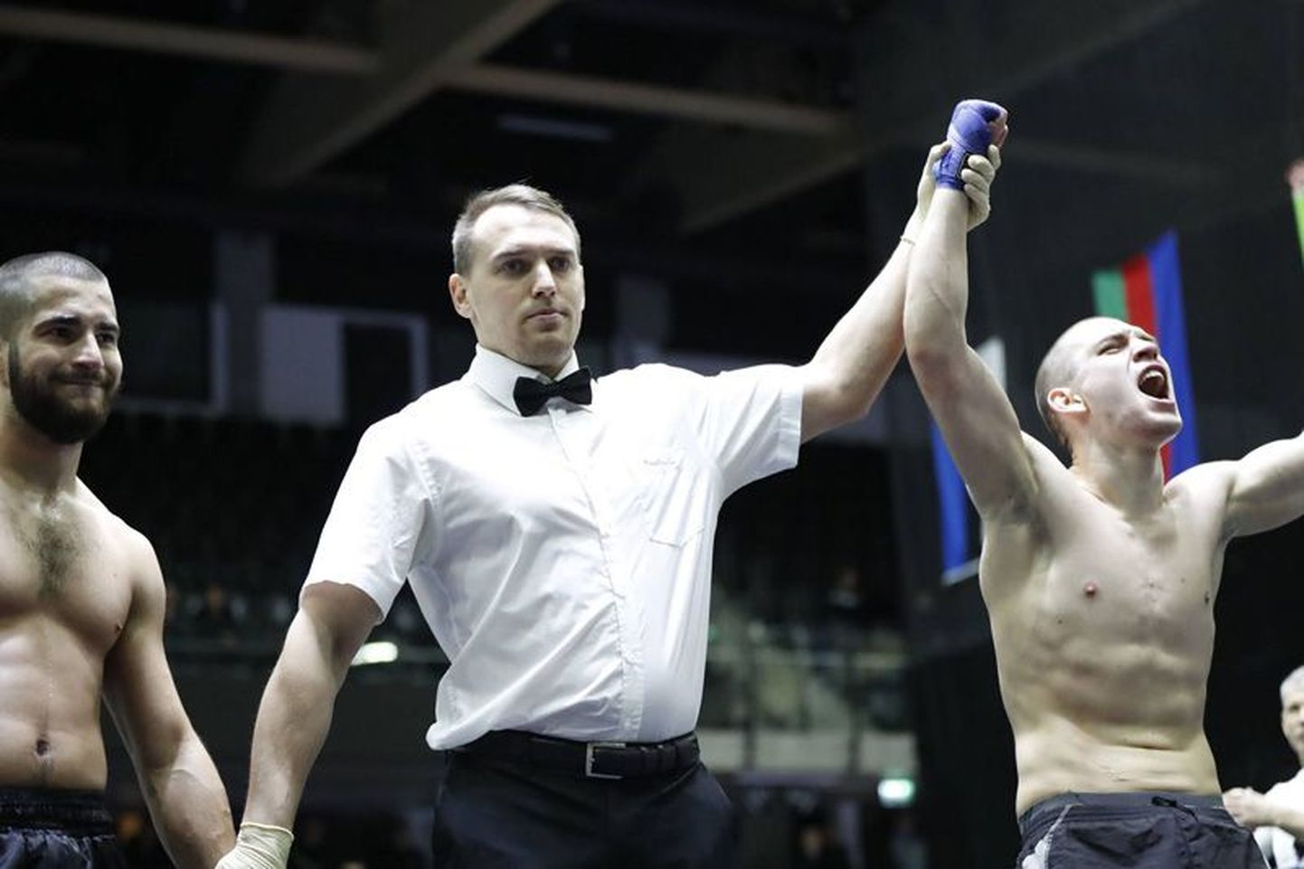 Sergei Makejev (paremal) alistas 11 aastat Eesti meistri troonil istunud Rustam Gurbanovi.